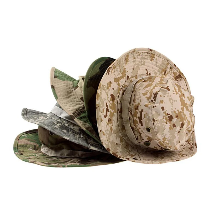 Boonie Hat Tactical - 남성용 위장 패턴 택티컬 캡, 부니