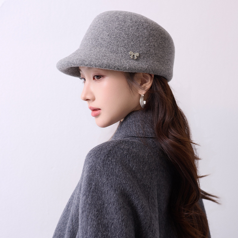 Beret French Wool - 가을, 겨울용 프랑스 스타일의 울 혼방