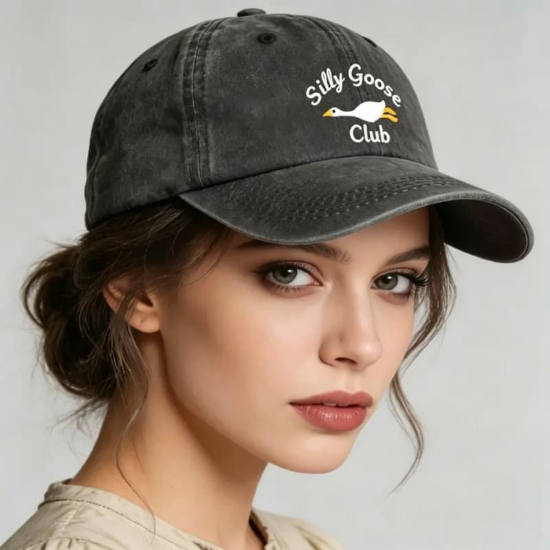 Golf Cap Dad - 프린트 워싱 코튼 조절 가능 야구