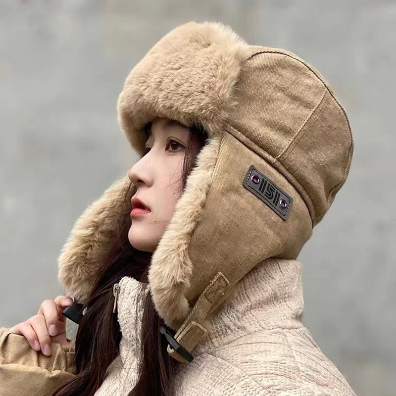 Winter Trapper Hat - 겨울 남녀 공용 면 모자 봄버햇