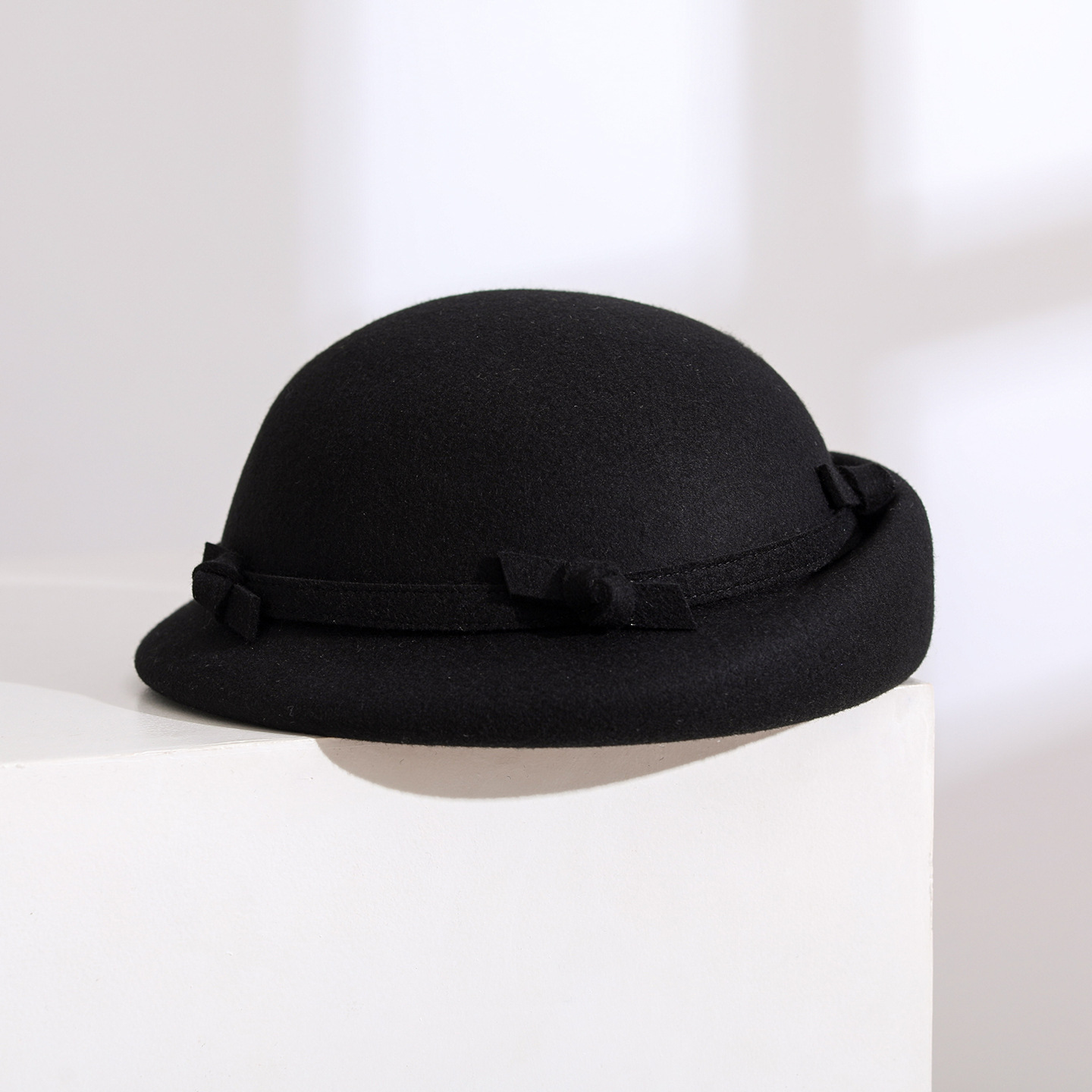 우아한 빈티지 스타일의 옆 리본 장식 100% 울 소재 - Beret French Wool 리뷰 및 가격