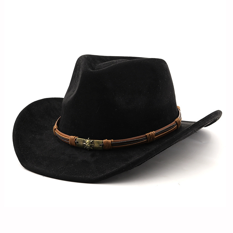 남녀공용 스웨이드 웨스턴 카우보이 모자 빈티지 롤드 브 - Cowboy Hat Straw 리뷰 및 가격