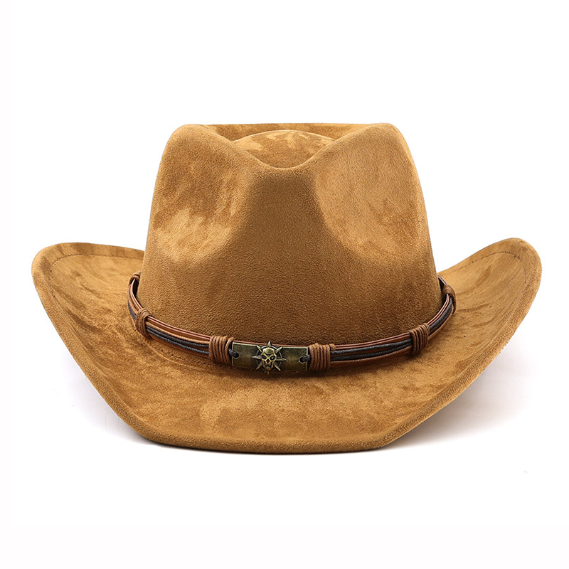 남녀공용 스웨이드 웨스턴 카우보이 모자 빈티지 롤드 브 - Cowboy Hat Straw 리뷰 및 가격