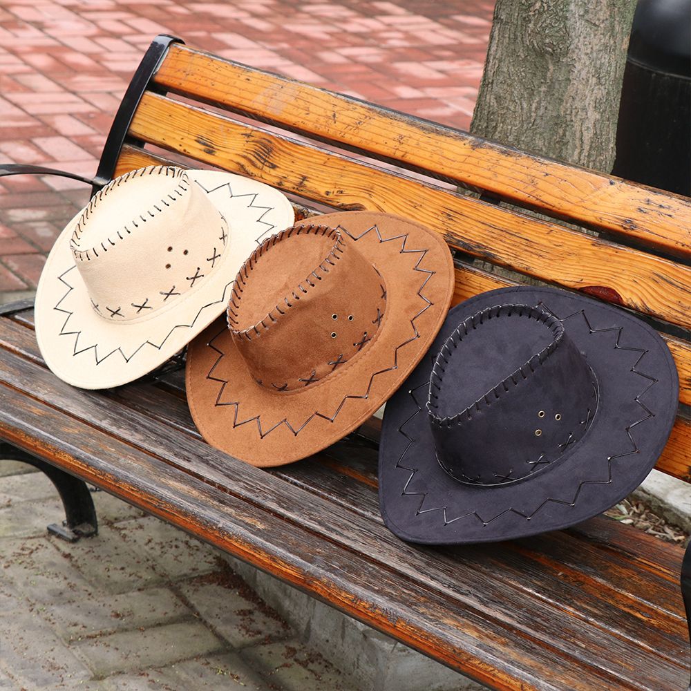 남녀공용 카우보이 모자, 웨스턴 스웨이드 카우걸 모자, - Cowboy Hat Straw 리뷰 및 가격