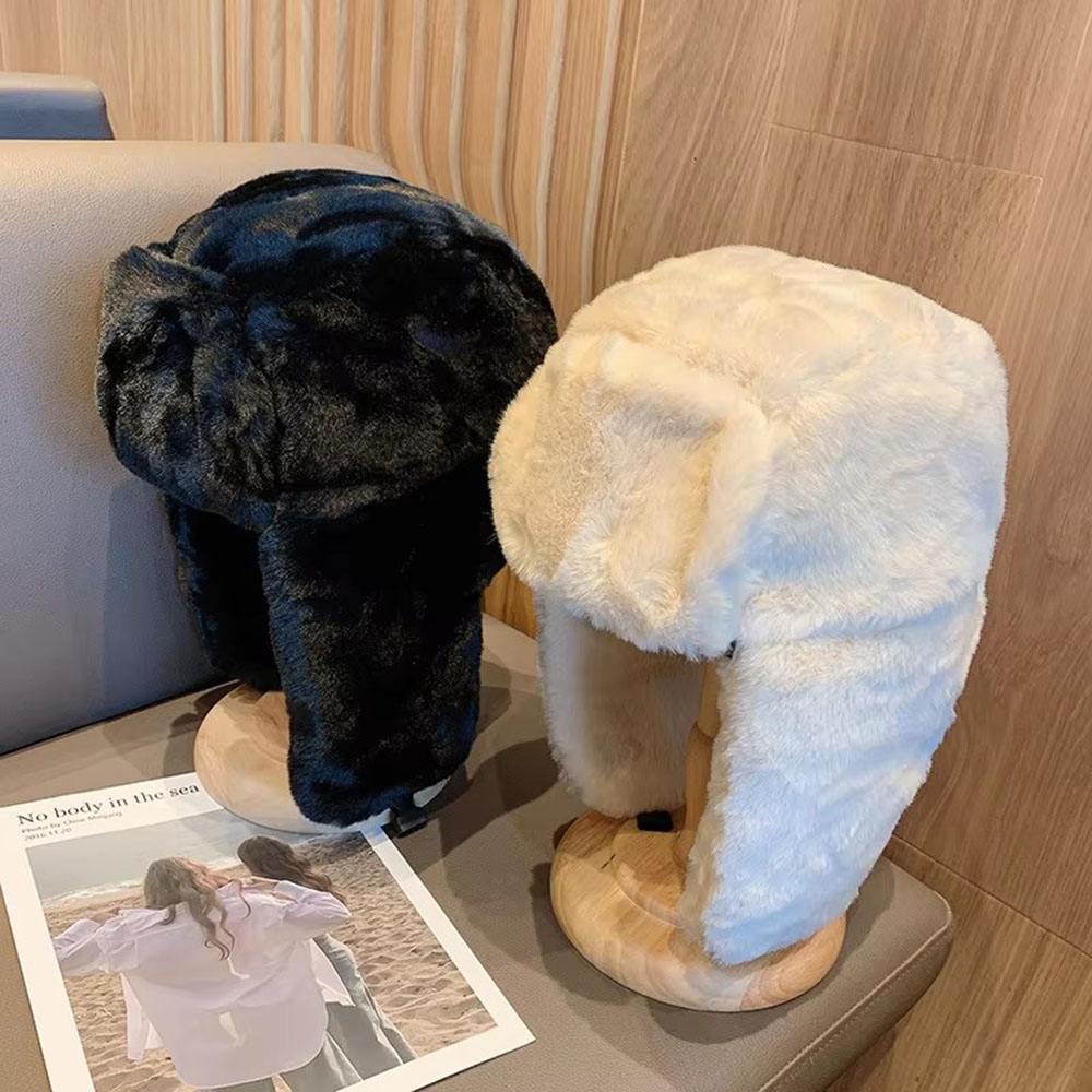 남녀공용 두툼한 플러시 소재의 트래퍼 모자, 러시아식  - Trapper Hat Ear Flap 리뷰 및 가격