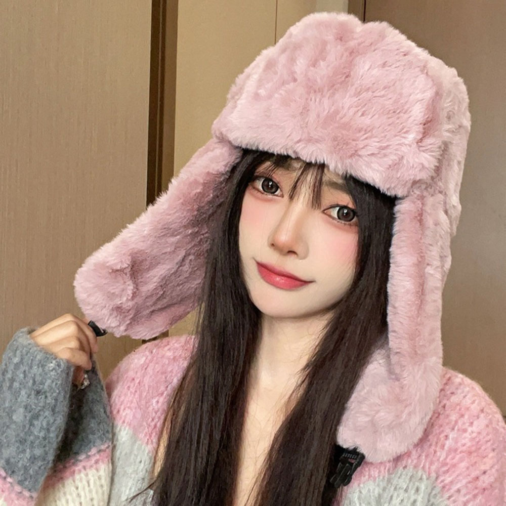 남녀공용 두툼한 플러시 소재의 트래퍼 모자, 러시아식  - Trapper Hat Ear Flap 리뷰 및 가격