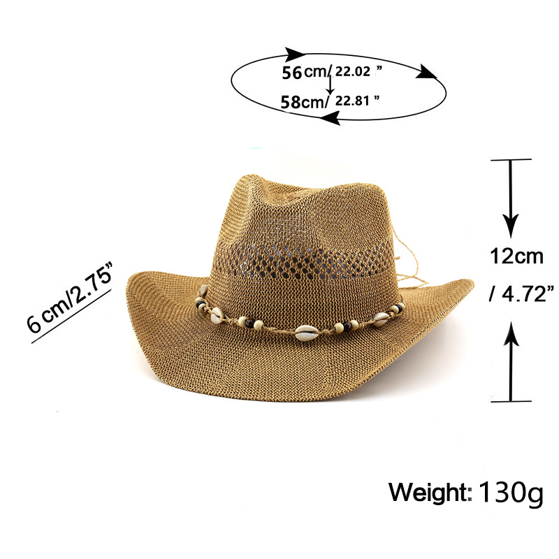 2026 새로운 여름 통기성 밀짚모자 남녀공용 개성있는 - Cowboy Hat Straw 리뷰 및 가격