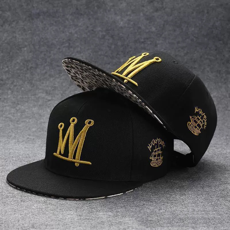 세련되고 트렌디한 자수 라이트닝 레터 패치워크 레오파드 - Snapback Hat Flat 리뷰 및 가격