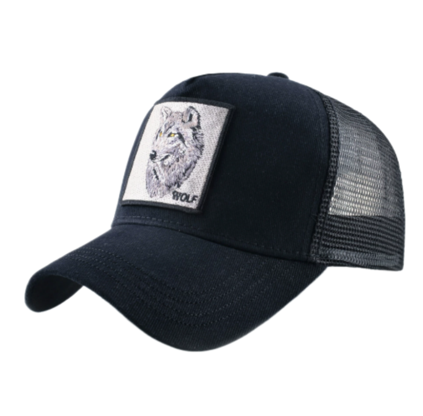 늑대 패치 자수 메쉬 야구 모자 조절 가능 패션 힙합  - Trucker Cap Mesh 리뷰 및 가격