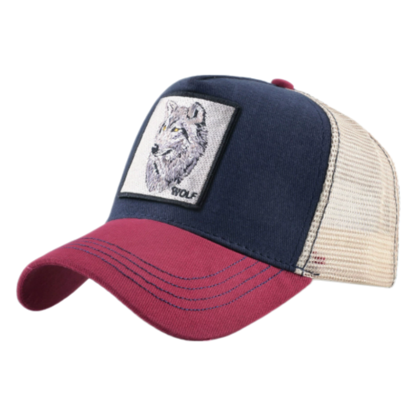 늑대 패치 자수 메쉬 야구 모자 조절 가능 패션 힙합  - Trucker Cap Mesh 리뷰 및 가격