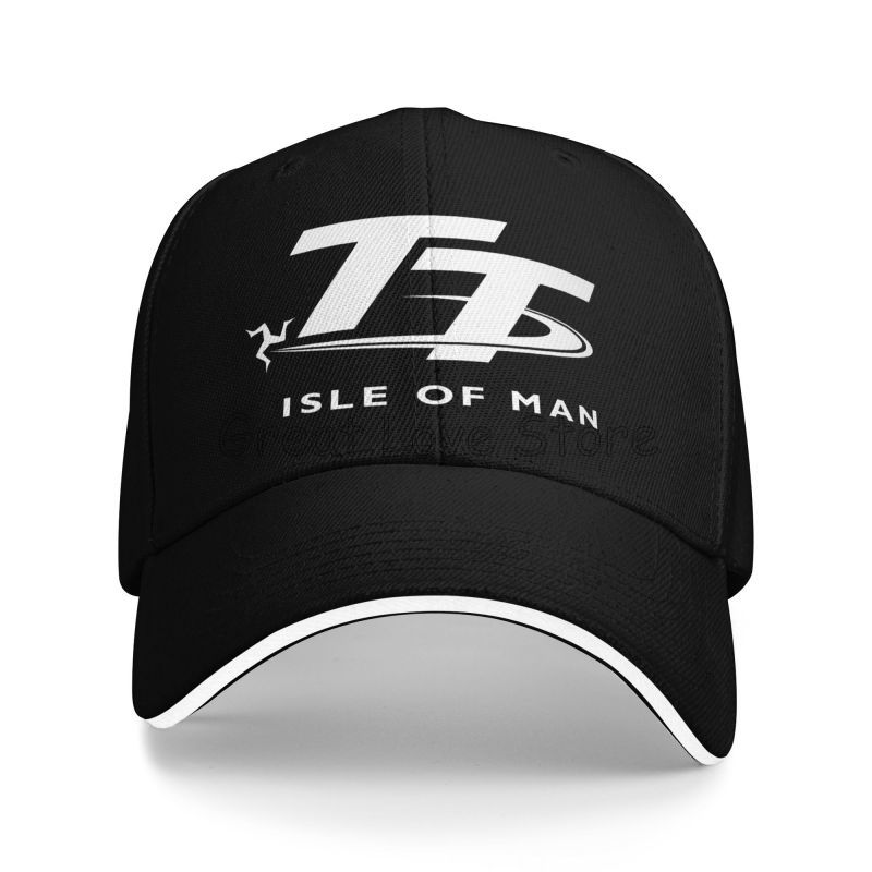 아일 오브 맨 TT 레이스 오토바이 프린트 야구 모자  - Golf Cap Dad 리뷰 및 가격