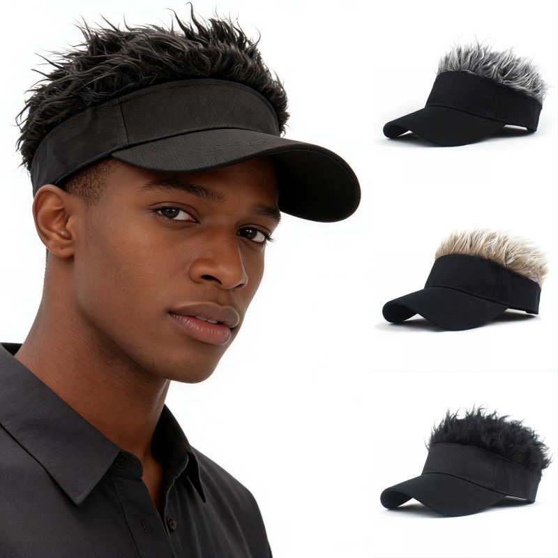 남녀공용 합성 스파이크 가발 헤어 골프 야구 모자 가짜 - Visor Sun Hat 리뷰 및 가격