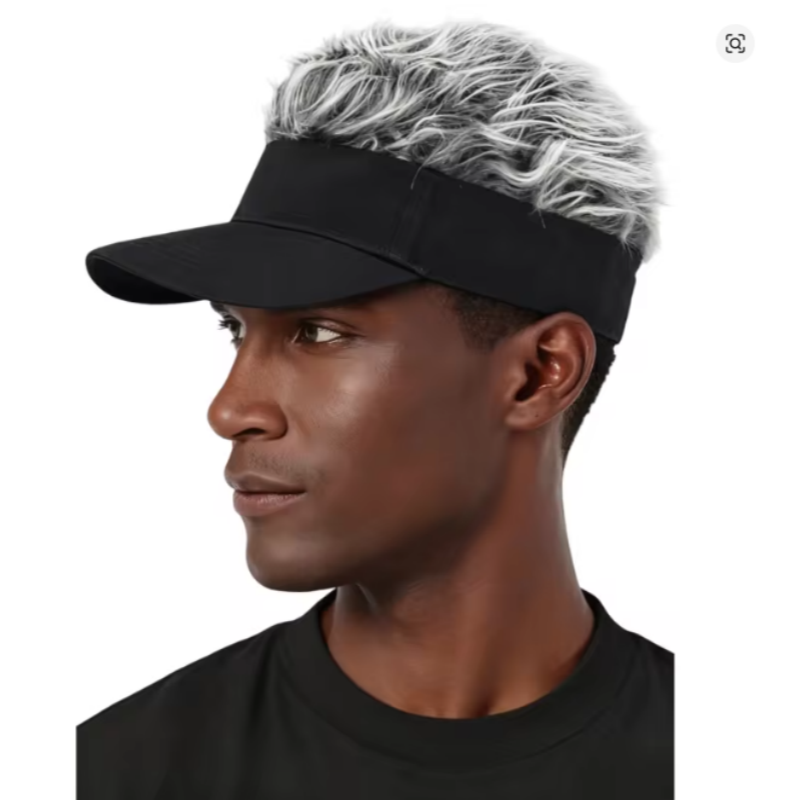 남녀공용 합성 스파이크 가발 헤어 골프 야구 모자 가짜 - Visor Sun Hat 리뷰 및 가격