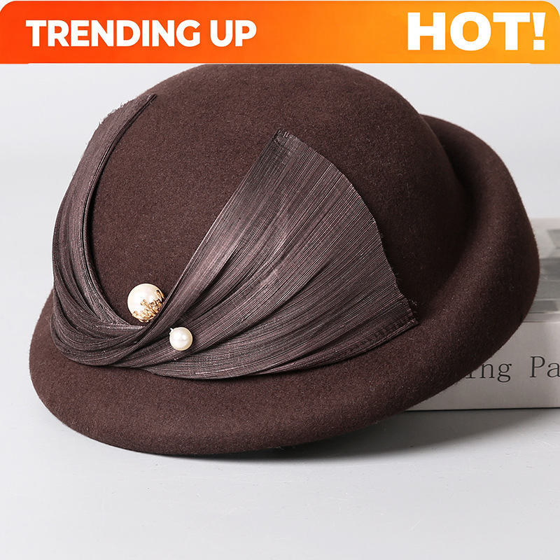 맞춤형 프랑스 실크 린넨 베레모 여성용 호주산 울 펠트 - Beret French Wool 리뷰 및 가격