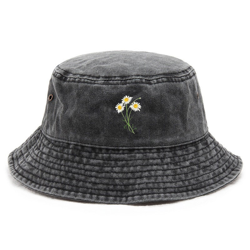 맞춤형 꽃무늬 면 워싱 버킷햇 빈티지 낚시 모자 여성용 - Bucket Hat Cotton 리뷰 및 가격